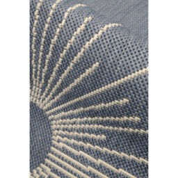 Melrose Eden Stars Navy Patterned Indoor Outdoor Medium Area Rug 3mm Pile Height - 120/170Cm - thumbnail 2