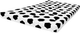 Mattress Guru Fibre Foam Filled Futon Mattress, (2 Seater Small Double(120X190Cm), Football Black) - thumbnail 2