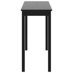 Berkfield Modern Bar Table Mdf Black 115X55X107 Cm - thumbnail 4