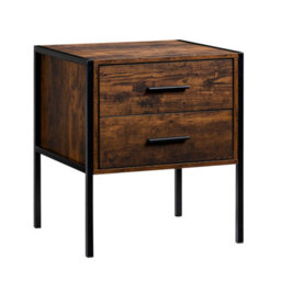 Lassic Vida Designs Brooklyn Dark Wood 2 Drawer Bedside Cabinet (H)500mm (W)430mm (D)400mm - thumbnail 8