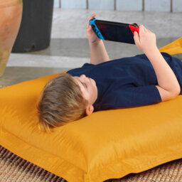 icon Kids Bazaar Bag Ochre Yellow Indoor Outdoor Kids Bean Bag - thumbnail 2