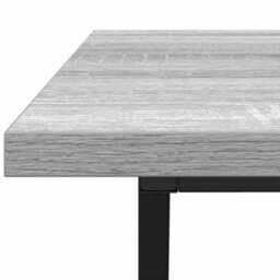 Berkfield Grey Sonoma Coffee Table 100X50X40 Cm Made Of Engineered Wood And Metal - thumbnail 7
