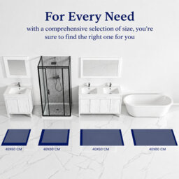 Aspire Homeware Quick Dry Chenille Bathmat Soft Water Absorbent Shower Mat Non-Slip Floor Mat, Grey (L)60Cm X (W)40Cm - thumbnail 8