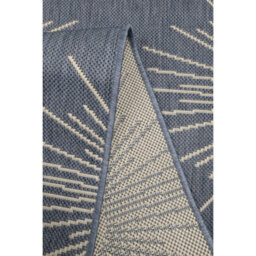 Melrose Eden Stars Navy Patterned Indoor Outdoor X-Large Area Rug 3mm Pile Height - 200/290Cm - thumbnail 3