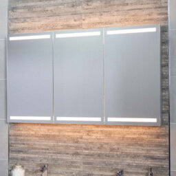 Plum&clay Carter Led Illuminated Mirrored Wall Cabinet With Shaver Socket (H)700mm (W)1200mm - thumbnail 4