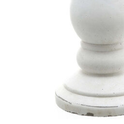 Hill Interiors Matt White Ceramic Candle Holder - thumbnail 2