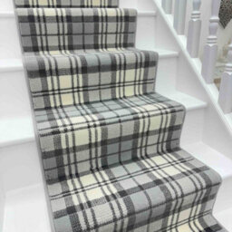 Tartan Stair Runner - Soft & Durable Carpet Runner For Stairs & Staircases, Multiple Lengths - thumbnail 1