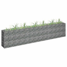 Walplus Gabion Raised Bed Galvanised Steel 270X30X60 Cm - thumbnail 1