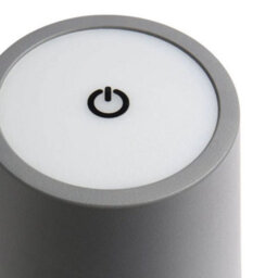 Table Lamp: 21Cm X 21Cm Sophie Allport, Rechargeable Light, Grey - thumbnail 5