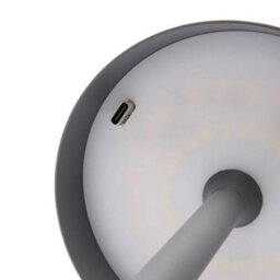 Table Lamp: 21Cm X 21Cm Sophie Allport, Rechargeable Light, Grey - thumbnail 6