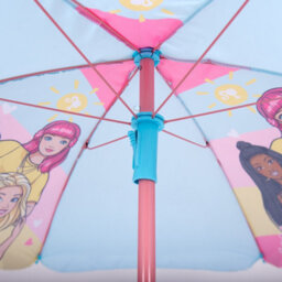 Relsy Kids Barbie Outdoor Bistro Patio Set: Table, 2X Chairs, Parasol - Garden Furniture For Children - thumbnail 6