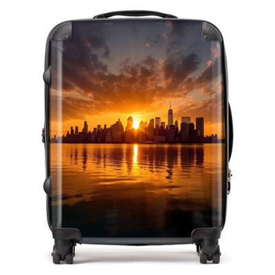 Warren Reed Designer Sunrise In The City Suitcase - Large - image 1