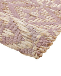 Beliani Rug Gerze Pink 80 X 150 Cm Cotton - thumbnail 7