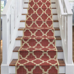 Trellis Stair Runner - Hardwearing, Non-Slip & Durable Carpet For Stairs & Staircases, Multiple Lengths - thumbnail 1