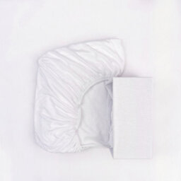 VICULII 2X Cotton Jersey Mini Cot Fitted Sheet 100X50Cm - thumbnail 1