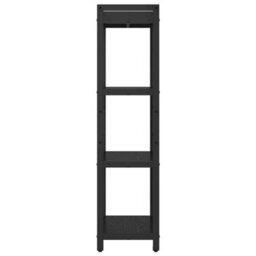 Berkfield Modern Bookcase Black Oak 40 X 30 X 118 Cm Engineered Wood - thumbnail 6