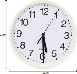 Divchi Wall Clock Silent & Non-Ticking Modern Battery Operated Digital Quiet Sweep Office Home School Kitchen Decor Clocks White - thumbnail 8