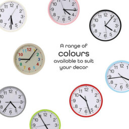 Divchi Wall Clock Silent & Non-Ticking Modern Battery Operated Digital Quiet Sweep Office Home School Kitchen Decor Clocks White - thumbnail 6