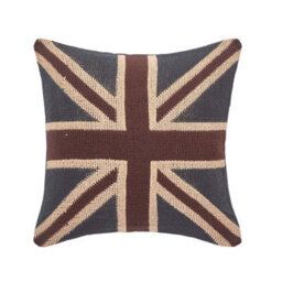 Homescapes Jacquard Union Jack Cushion Cover British Flag Tapestry 45 X 45 Cm - thumbnail 1