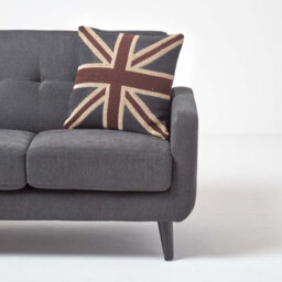 Homescapes Jacquard Union Jack Cushion Cover British Flag Tapestry 45 X 45 Cm - thumbnail 4
