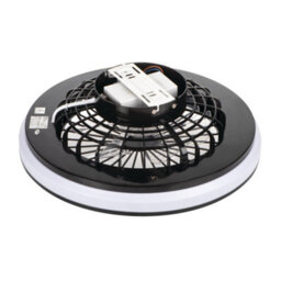 Kanlux 38033 Plave Led Cct Ceiling Mounted Light Fitting With Fan In A Black And White Finish - thumbnail 3