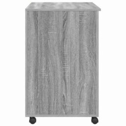 Berkfield Modern Grey Computer Desk Grey Sonoma Engineered Wood Medium - thumbnail 7