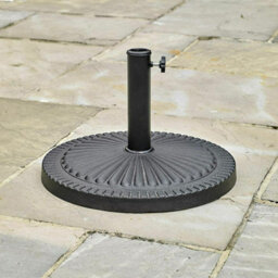 Heavy Duty Garden Parasol Umbrella Base - Weatherproof Victorian Style - 14Kg - thumbnail 1