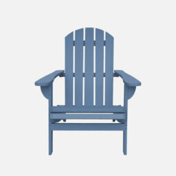 Sweeek. Acacia Wood Armchair With Armrests Kerina Blue 90X71X91.5 Cm - thumbnail 5