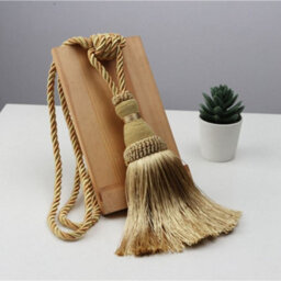 Pair Purple Tassel Rope Curtain Tiebacks Tie Backs Holdbacks Decorative Window Drapes - thumbnail 8