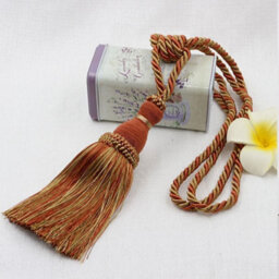 Pair Purple Tassel Rope Curtain Tiebacks Tie Backs Holdbacks Decorative Window Drapes - thumbnail 4