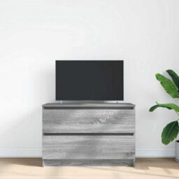 Berkfield Tv Cabinet Grey Sonoma 80X35X54 Cm Engineered Wood - thumbnail 3