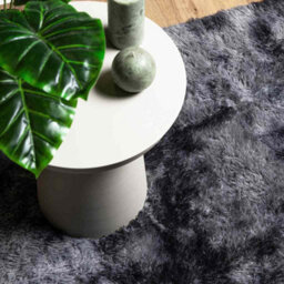 Vidaxl Shaggy Rug High Pile Navarra Dark Grey 240X240 Cm Polyester - thumbnail 8