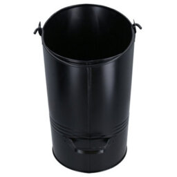 AB Tools Eclipse Coal Hod Black Metal Ash Tidy Bin Coal Carrier Fire Log Burner Kindling - thumbnail 3