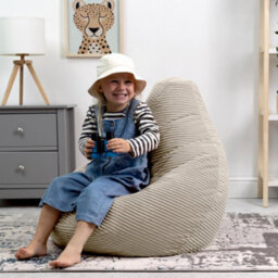 icon Dalton Kids Beanbag Corduroy Natural Beige Set Of 2 - thumbnail 2