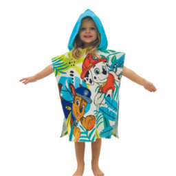 Paw Patrol Childrens/kids Jungle Hooded Towel Multicoloured (One Size) - thumbnail 3