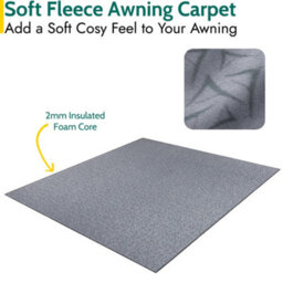 Trail Outdoor Leisure Fleece Tent & Awning Carpet Groundsheet Grey -290X290Cm - thumbnail 3
