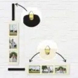 Balvi Wooden Cricket Bat 3 Picture Photo Frame - thumbnail 2