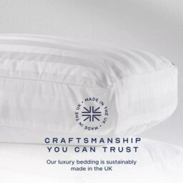 Snuggledown Luxury Side Sleeper Pillow 2 Pack Firm Support, Cotton Cover, Microfibre Filling, Easy Care & Machine Washable - thumbnail 6
