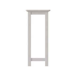 Fwstyle Palma White Side Lamp Table With Shelf - thumbnail 3