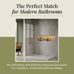 Balterley Premium Walk-In Shower Tray 1600mm X 800mm - White - thumbnail 7