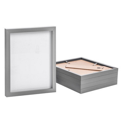 "Nicola Spring Photo Frames - 8"" X 10"" - Grey - Pack Of 5" - image 1