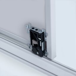 Spacepro Classic Wideline Mirrored Graphite Framed Sliding Wardrobe Door (H)2220mm (W)762mm - thumbnail 4