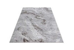 Stratus Interiors Miro Large Marble Design Living Rug 200 X 290 Cm - Bronze / Cream / White / Silver - Large - thumbnail 1