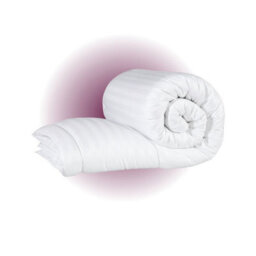 MHG Living 18 Tog Winter Duvet - Hypoallergenic Stripe Microfibre, Soft, Breathable & Machine Washable - King - thumbnail 1