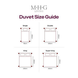 MHG Living 18 Tog Winter Duvet - Hypoallergenic Stripe Microfibre, Soft, Breathable & Machine Washable - King - thumbnail 9