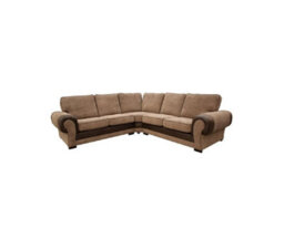 Sofa Scene Tango King-Size Corner Sofa Suite Grey/brown Options - thumbnail 1