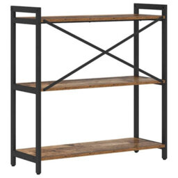 Berkfield Modern Bookcase Old Wood 80 X 30 X 83 Cm Engineered Wood - thumbnail 7