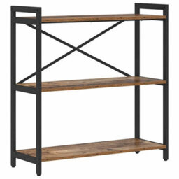 Berkfield Modern Bookcase Old Wood 80 X 30 X 83 Cm Engineered Wood