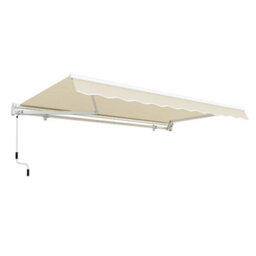 Primrose Awnings 2.5M X 2M Retractable Manual Standard Sand Awning Outdoor Patio Canopy - thumbnail 3
