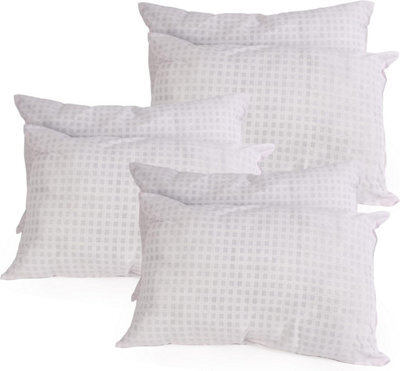 Nod Off Pack Of 6 Luxury Super Soft Down Alternative Bed Pillows - Poly-Cotton Case Hypoallergenic And Dust Mite Resistant - image 1